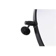 Elegant Kitchen And Bath Amoura 30X30 Pivot Mirror in Black