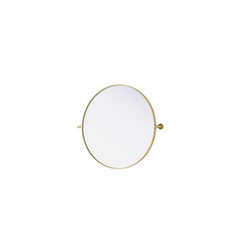Elegant Kitchen And Bath Amoura 30X30 Pivot Mirror in Brass