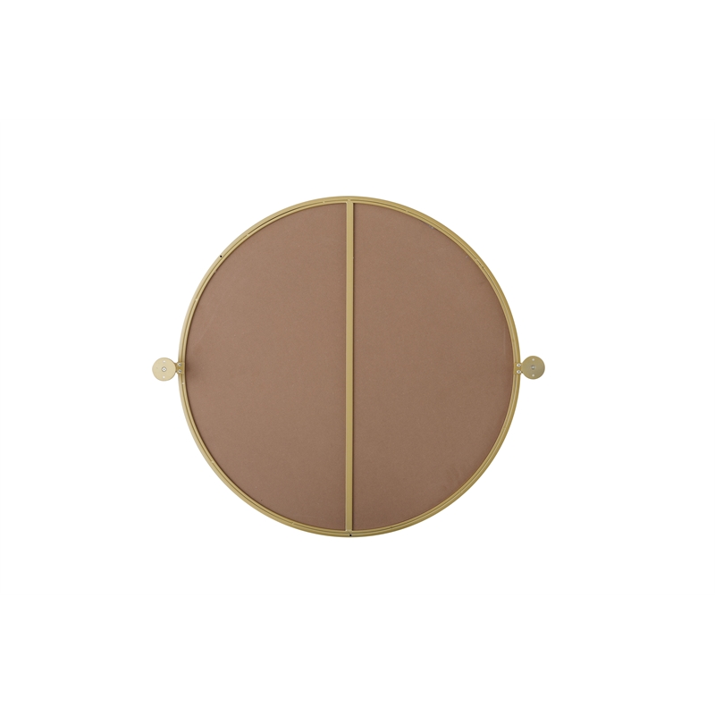 Elegant Kitchen And Bath Amoura 30X30 Pivot Mirror in Brass