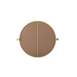 Elegant Kitchen And Bath Amoura 30X30 Pivot Mirror in Brass