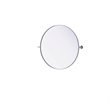 Elegant Kitchen And Bath Amoura 30X30 Pivot Mirror in Silver