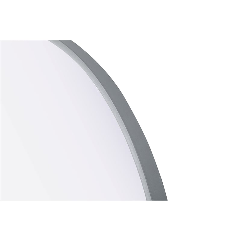 Elegant Kitchen And Bath Amoura 30X30 Pivot Mirror in Silver
