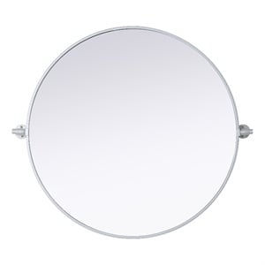 Elegant Kitchen And Bath Amoura 30X30 Pivot Mirror in Silver