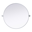 Elegant Kitchen And Bath Amoura 30X30 Pivot Mirror in Silver