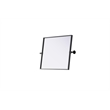 Elegant Kitchen And Bath Amoura 20X24 Pivot Mirror in Black
