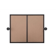 Elegant Kitchen And Bath Amoura 20X24 Pivot Mirror in Black