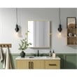 Elegant Kitchen And Bath Amoura 20X24 Pivot Mirror in Brass