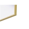 Elegant Kitchen And Bath Amoura 20X24 Pivot Mirror in Brass