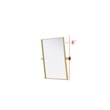 Elegant Kitchen And Bath Amoura 20X24 Pivot Mirror in Brass