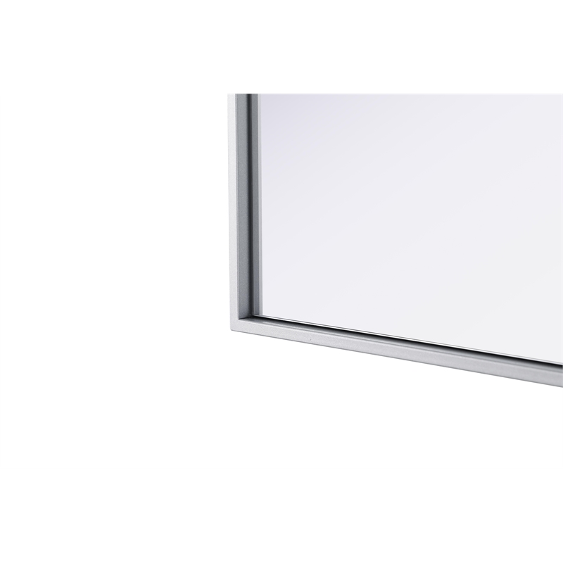 Elegant Kitchen And Bath Amoura 20X24 Pivot Mirror in Silver