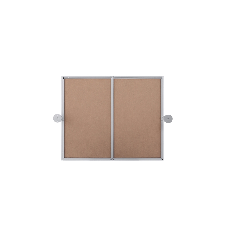 Elegant Kitchen And Bath Amoura 20X24 Pivot Mirror in Silver