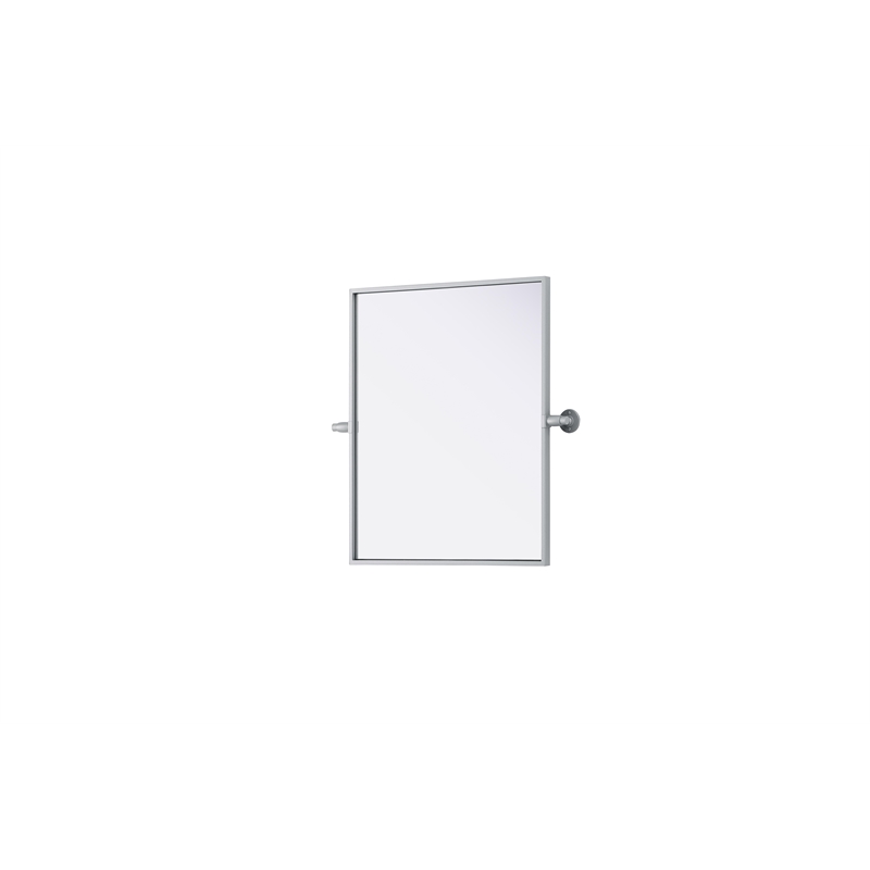 Elegant Kitchen And Bath Amoura 20X24 Pivot Mirror in Silver