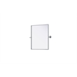 Elegant Kitchen And Bath Amoura 20X24 Pivot Mirror in Silver