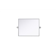 Elegant Kitchen And Bath Amoura 20X24 Pivot Mirror in Silver