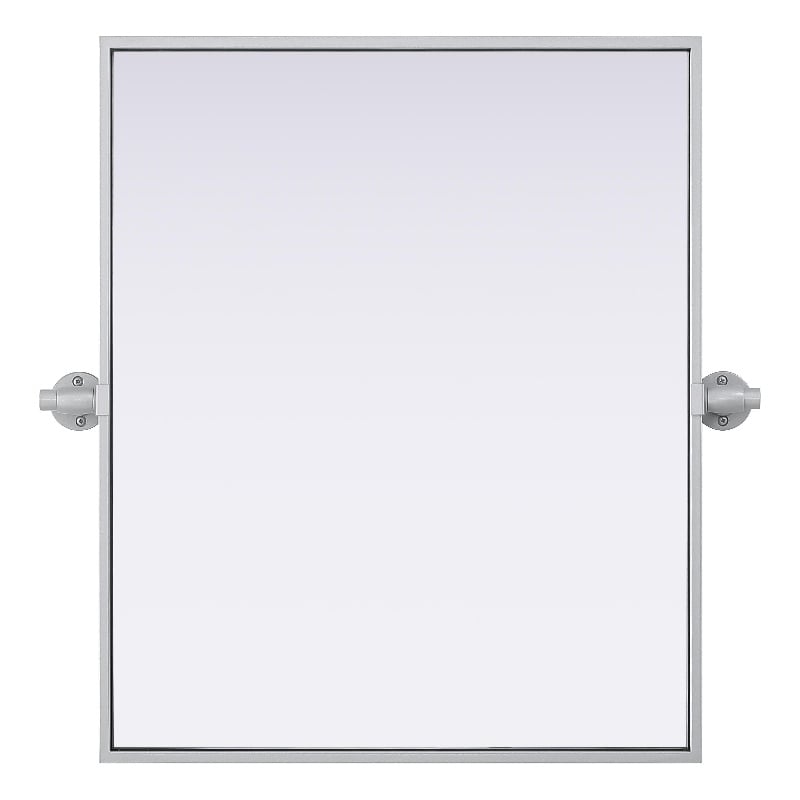 Elegant Kitchen And Bath Amoura 20X24 Pivot Mirror in Silver