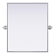 Elegant Kitchen And Bath Amoura 20X24 Pivot Mirror in Silver