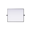 Elegant Kitchen And Bath Amoura 24X30 Pivot Mirror in Black