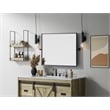 Elegant Kitchen And Bath Amoura 24X30 Pivot Mirror in Black