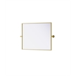 Elegant Kitchen And Bath Amoura 24X30 Pivot Mirror in Brass
