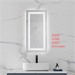 Elegant Kitchen And Bath Riven 30X20 Led Mirror in Silver