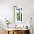 Elegant Kitchen And Bath Riven 30X20 Led Mirror in Silver