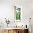 Elegant Kitchen And Bath Riven 30X20 Led Mirror in Silver