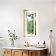 Elegant Kitchen And Bath Riven 30X20 Led Mirror in Silver