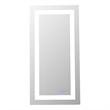 Elegant Kitchen And Bath Riven 30X20 Led Mirror in Silver