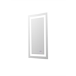 Elegant Kitchen And Bath Riven 36X20 Led Mirror in Silver