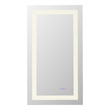 Elegant Kitchen And Bath Riven 36X20 Led Mirror in Silver