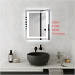 Elegant Kitchen And Bath Riven 30X24 Led Mirror in Silver