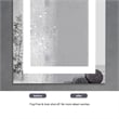 Elegant Kitchen And Bath Riven 30X24 Led Mirror in Silver