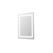 Elegant Kitchen And Bath Riven 30X24 Led Mirror in Silver