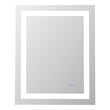 Elegant Kitchen And Bath Riven 30X24 Led Mirror in Silver