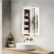 Elegant Kitchen And Bath Riven 36X24 Led Mirror in Silver