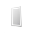 Elegant Kitchen And Bath Riven 36X24 Led Mirror in Silver