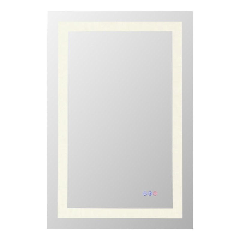 Elegant Kitchen And Bath Riven 36X24 Led Mirror in Silver