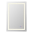 Elegant Kitchen And Bath Riven 36X24 Led Mirror in Silver