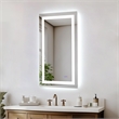 Elegant Kitchen And Bath Riven 40X24 Led Mirror in Silver