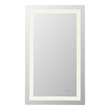 Elegant Kitchen And Bath Riven 40X24 Led Mirror in Silver