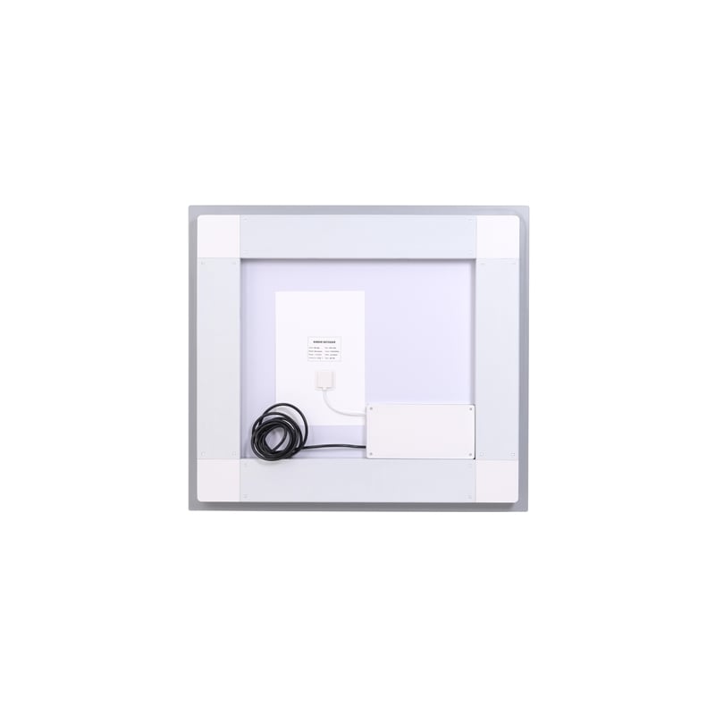 Elegant Kitchen And Bath Riven 30X27 Led Mirror in Silver