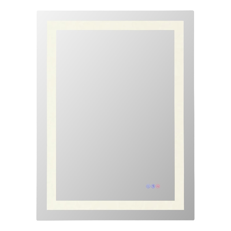 Elegant Kitchen And Bath Riven 36X27 Led Mirror in Silver