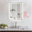 Elegant Kitchen And Bath Riven 40X27 Led Mirror in Silver