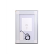 Elegant Kitchen And Bath Riven 40X27 Led Mirror in Silver