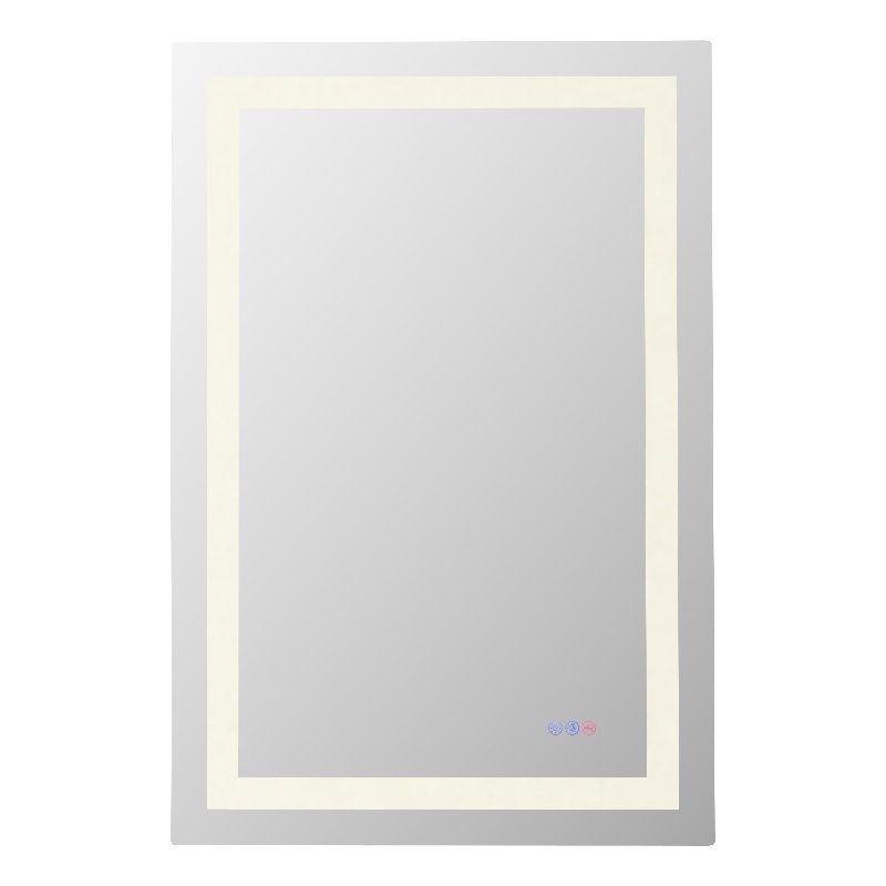Elegant Kitchen And Bath Riven 40X27 Led Mirror in Silver