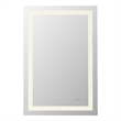 Elegant Kitchen And Bath Riven 40X27 Led Mirror in Silver