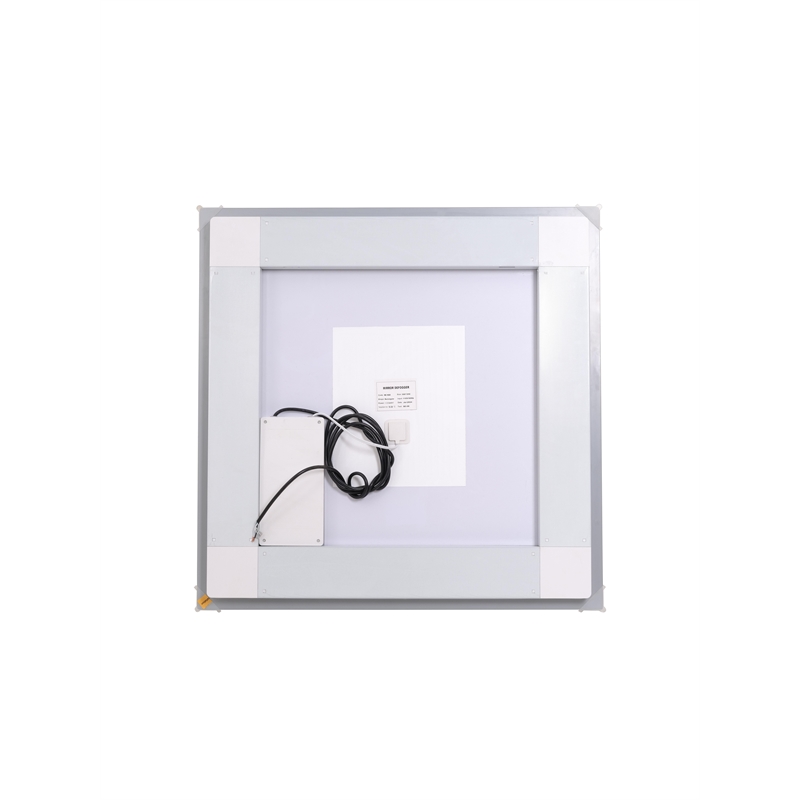 Elegant Kitchen And Bath Riven 30X30 Led Mirror in Silver