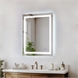 Elegant Kitchen And Bath Riven 36X30 Led Mirror in Silver