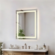 Elegant Kitchen And Bath Riven 36X30 Led Mirror in Silver