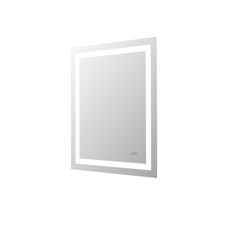 Elegant Kitchen And Bath Riven 36X30 Led Mirror in Silver